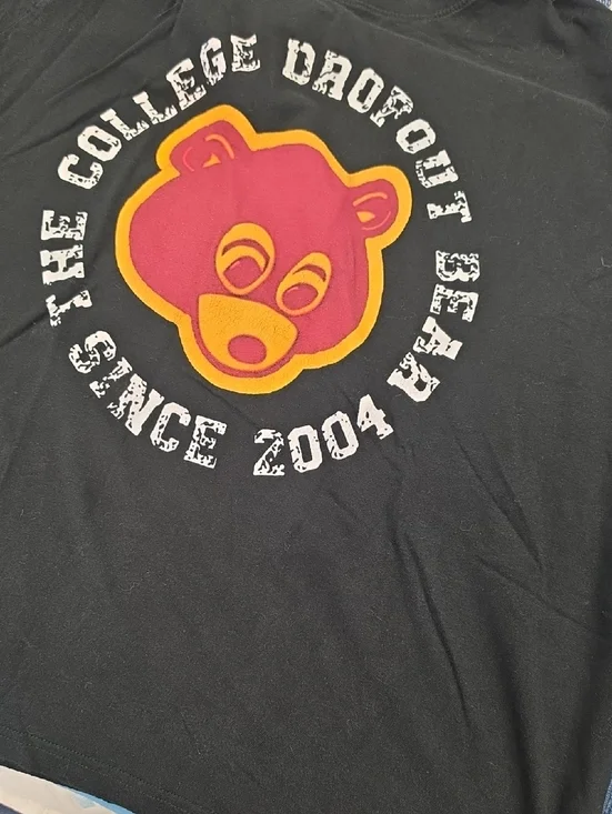 Kanye West THE COLLEGE DROP OUT BEAR SINCE 2004 T SHIRT! LARGE - Picture 10 of 10